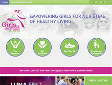 Tablet Screenshot of girlsontherunstlouis.org